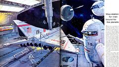 Outer space futuristic science