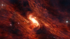 Outer space galaxies nebulae