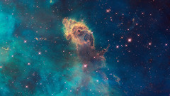 Outer space galaxies nebulae