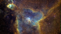 Outer space galaxies nebulae