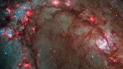 Outer space galaxies nebulae