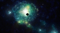 Outer space galaxies planets