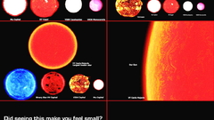 Outer space infographics