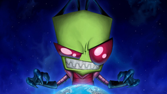 Outer space Invader Zim