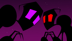 Outer space Invader Zim