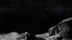 Outer space monochrome