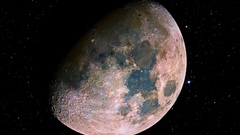 Outer space moon