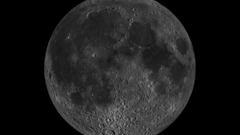 Outer Space moon crater