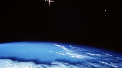 Outer Space moon Earth