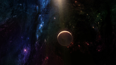 Outer space multicolor