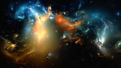 Outer space multicolor