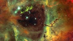 Outer space multicolor Stars