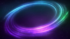 Outer space multicolor Stars