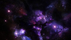 Outer space multicolor Stars