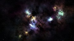 Outer space multicolor Stars
