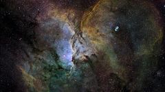 Outer space nebulae
