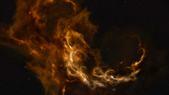 Outer space nebulae artwork