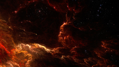 Outer space nebulae artwork