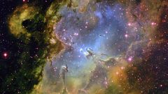 Outer space nebulae Eagle