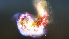 Outer space nebulae Space