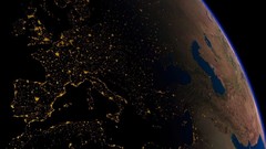 Outer space nightlights Eastbound and Down