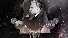 Outer space philosophers Friedrich Nietzsche