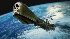 Outer space pirates spaceships