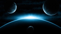 Outer space planets