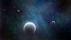 Outer space planets