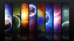 Outer space planets