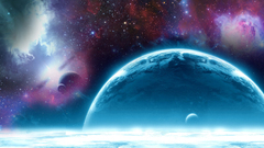 Outer space planets