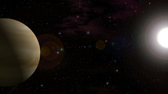 Outer space planets