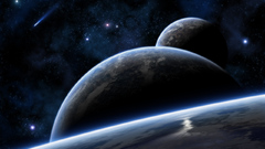 Outer space planets