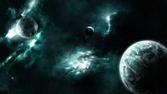 Outer space planets