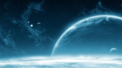 Outer space planets