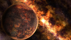 Outer space planets
