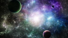 Outer space planets