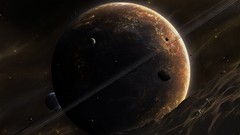 Outer space planets