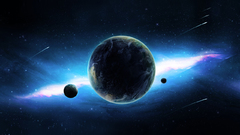 Outer space planets