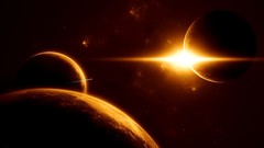 Outer space planets