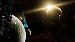 Outer space planets
