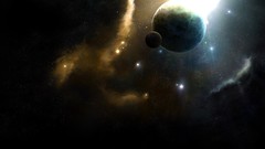 Outer space planets