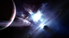 Outer space planets