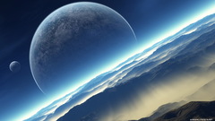 Outer space planets