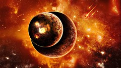Outer space planets