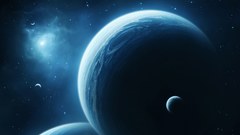 Outer space planets