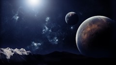 Outer space planets
