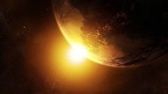 Outer space planets artwork