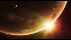 Outer space planets artwork