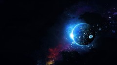 Outer space planets Asteroids